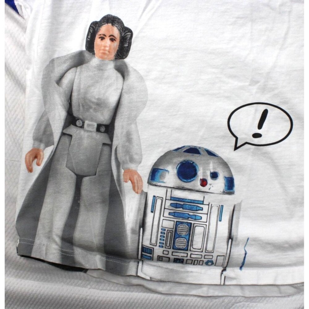 Star Wars Color Block Spirit Jersey Vintage Action Figures Long Sleeve Shirt Cot - Picture 7 of 11